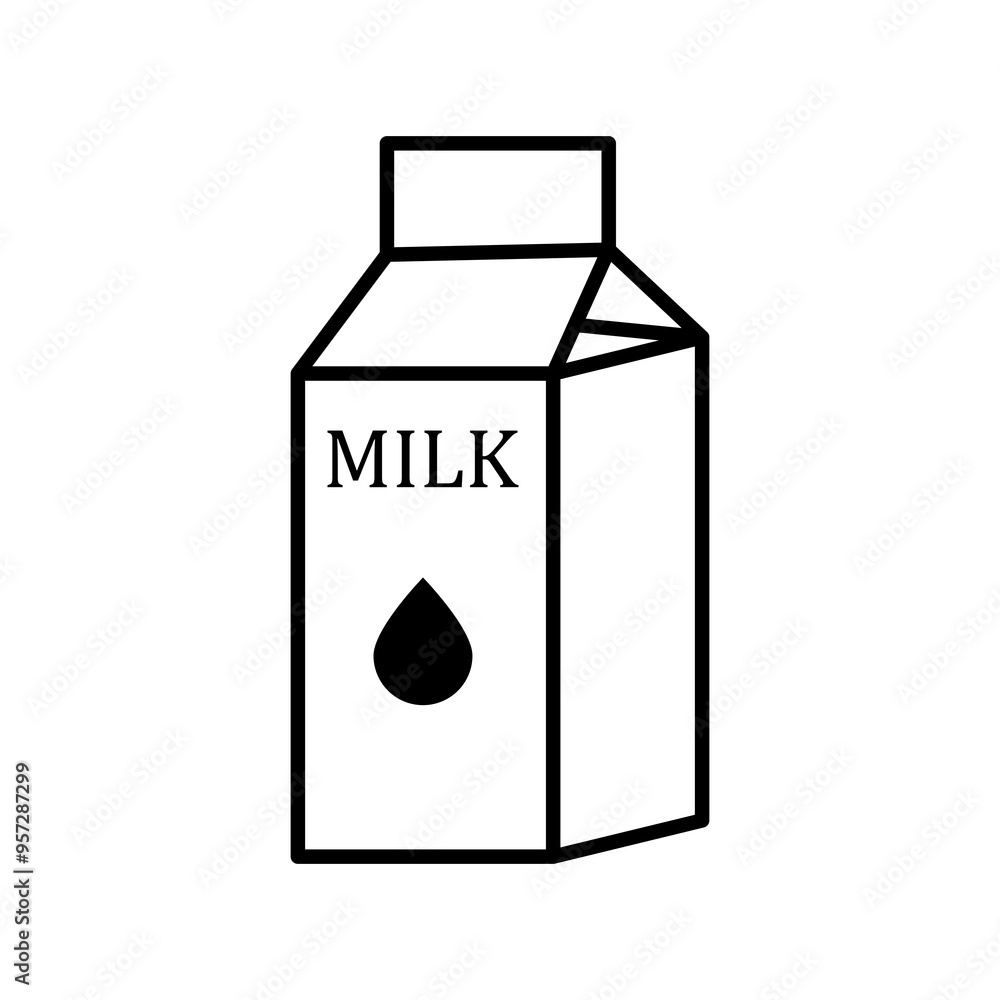 illustration of a bottle of milk illustration of a bottle of milk