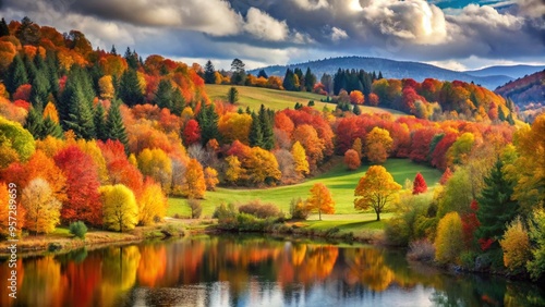 Autumn. Autumn landscape.