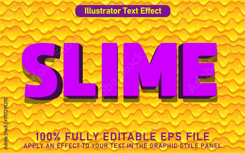 EDITABLE SLIME TEXT EFFECT