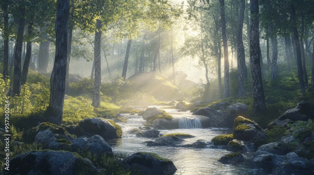 Tranquil Forest Stream Tranquil Forest Stream
