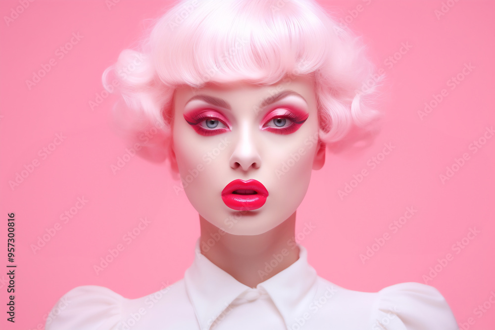 Elegant Retro Beauty Portrait Elegant Retro Beauty Portrait