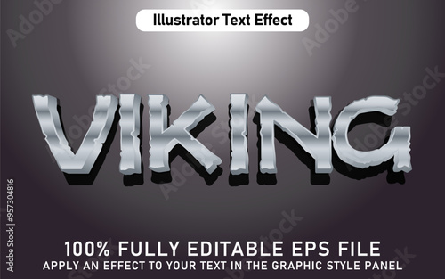 EDITABLE VIKING TEXT EFFECT