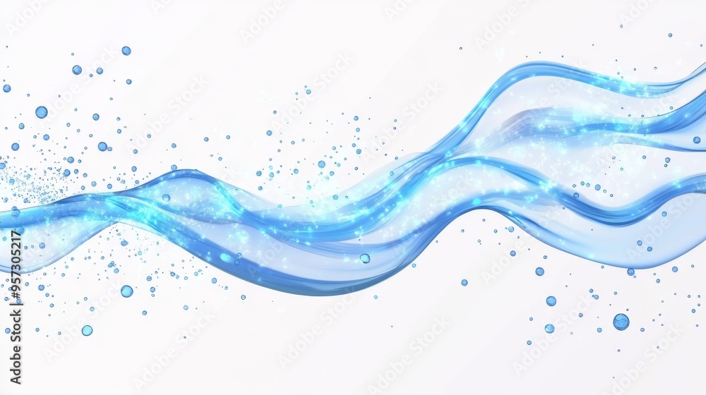 Abstract Water Flow Abstract Water Flow