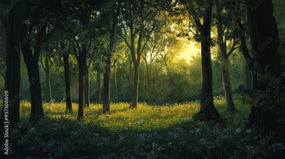 Serene Forest Glow Serene Forest Glow