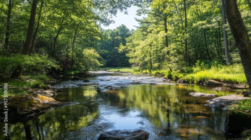 Tranquil Forest Stream