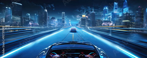 Racing video simulator. Playing Arcade Car Video Games