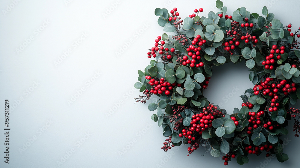 Beautiful Christmas banner with empty space for text winter shopping decorations Beautiful Christmas banner with empty space for text winter shopping decorations