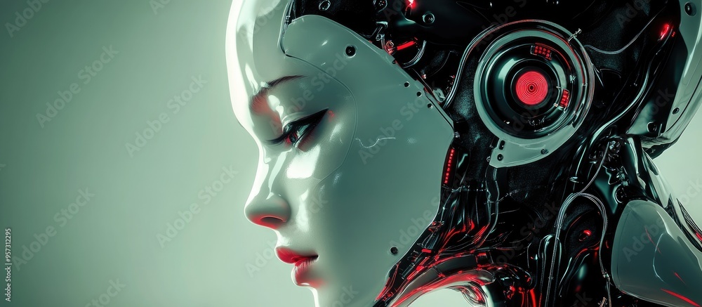 3D Digital Illustration of a Fembot 3D Digital Illustration of a Fembot