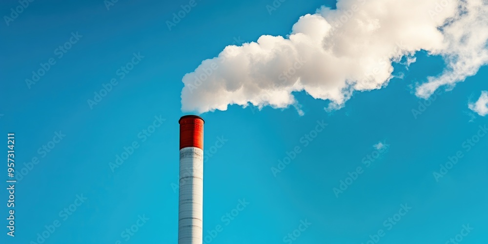 Environmental Impact: Power Station Smoke Clouds Environmental Impact: Power Station Smoke Clouds