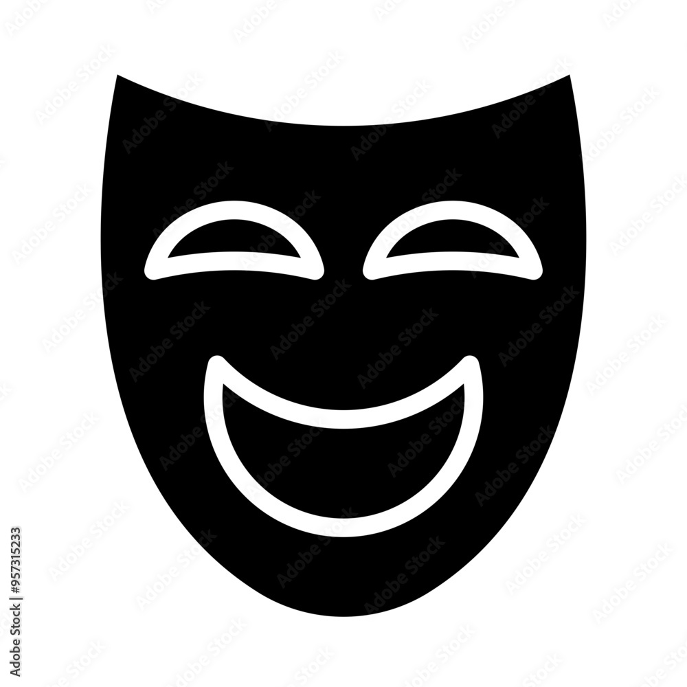 Costume Performer Vector Glyph Icon Design Costume Performer Vector Glyph Icon Design