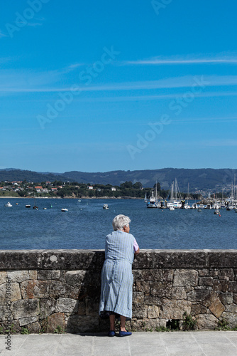 Open your eyes to the sea in the beautiful town of Ares, La Coruña, Galicia, Spain