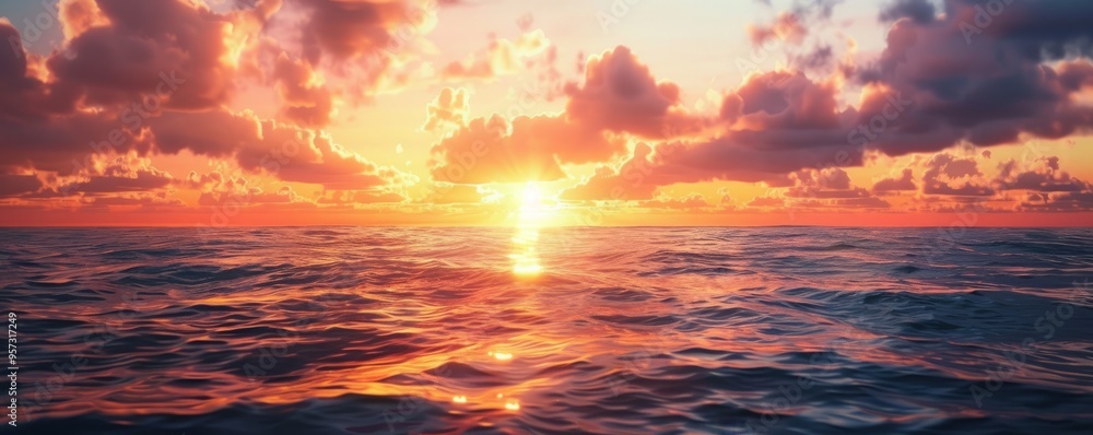 Sunset sky filled with vibrant colors over the ocean, 4K hyperrealistic photo, Sunset sky filled with vibrant colors over the ocean, 4K hyperrealistic photo,