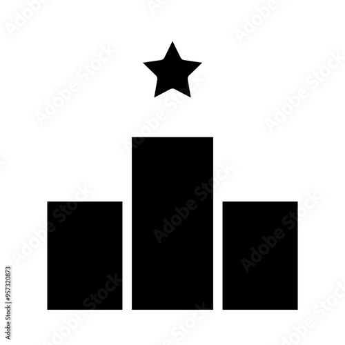 Positivity Radiance Vector Glyph Icon Design