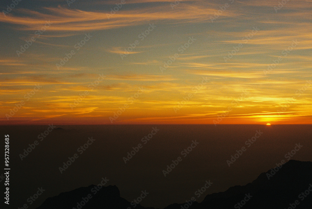 Sunrise above the ocean Sunrise above the ocean