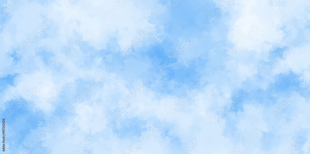 Abstract white and blue color frozen ice surface design background. soft sky blue watercolor sky and clouds, Light blue background with watercolor. gradient light white sky background with clouds. Abstract white and blue color frozen ice surface design background. soft sky blue watercolor sky and clouds, Light blue background with watercolor. gradient light white sky background with clouds.