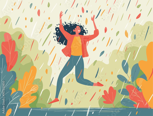 Dancing in the Rain: A Joyful Celebration of Embracing the Present Moment