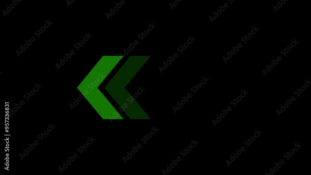 Glowing white color neon light arrows sign. 3D rendering left arrow on black background. Left arrow for road direction. Flashing direction indicators. Victor Glowing white color neon light arrows sign. 3D rendering left arrow on black background. Left arrow for road direction. Flashing direction indicators. Victor