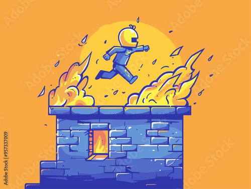 **Escaping the Flames: A Testament to Human Resilience and Triumph Over Adversity**