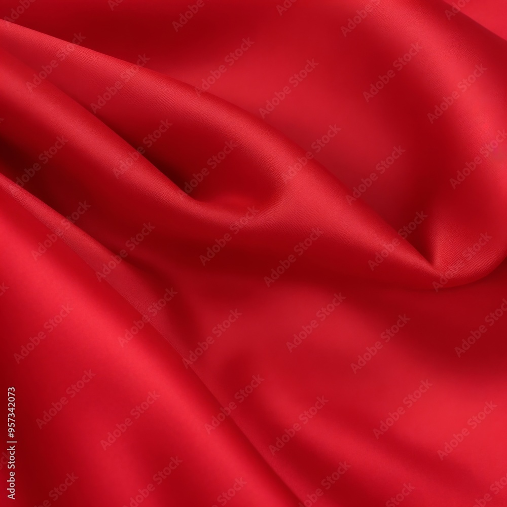 Beautiful red silk fabric, background. Beautiful red silk fabric, background.
