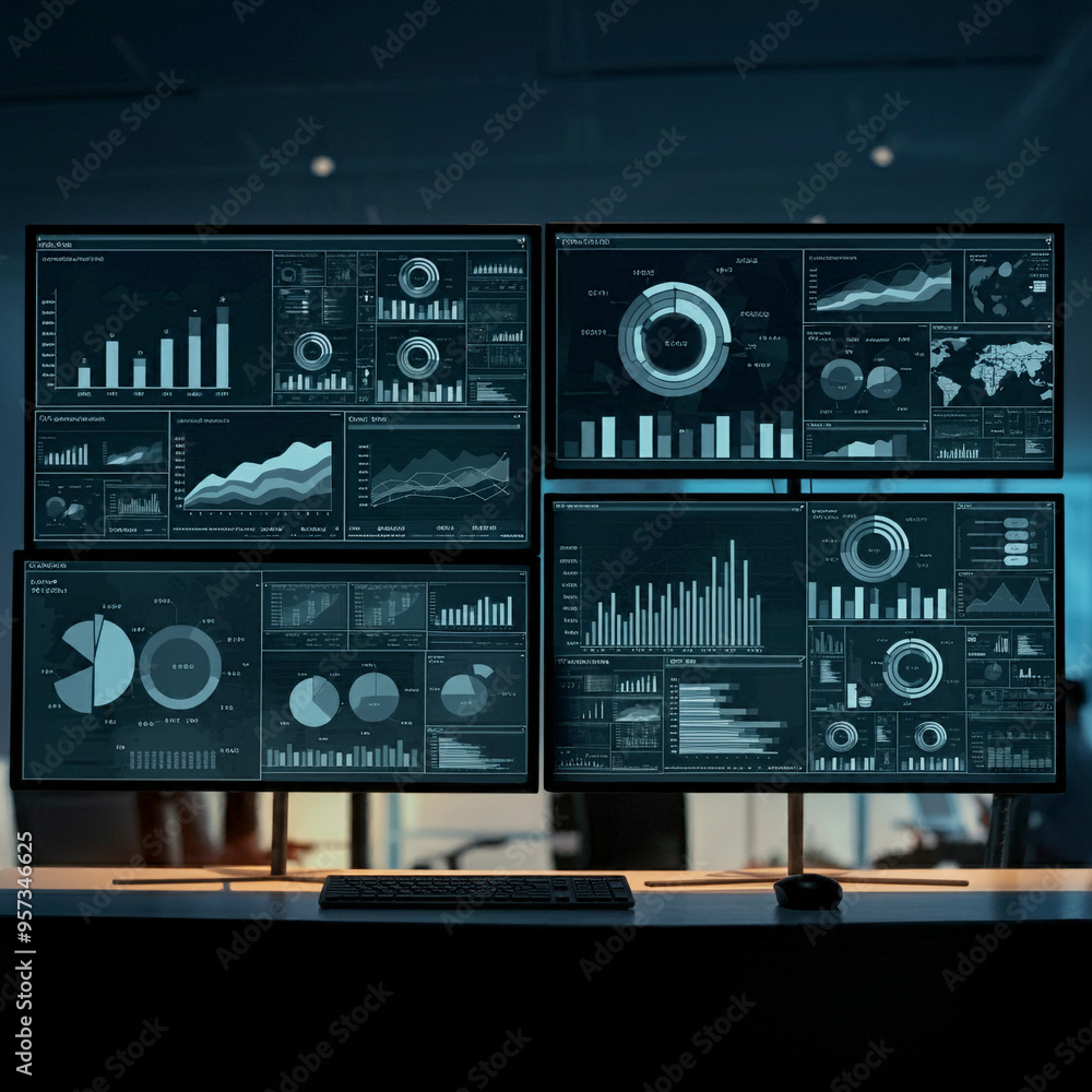 Digital transformation strategy planning modern business office futuristic digital communication Statistics of business Management strategy Digital transformation strategy planning modern business office futuristic digital communication Statistics of business Management strategy