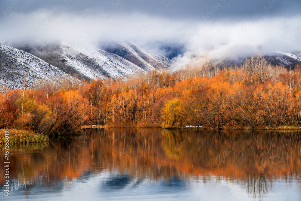 Vivid fall color reflections Vivid fall color reflections