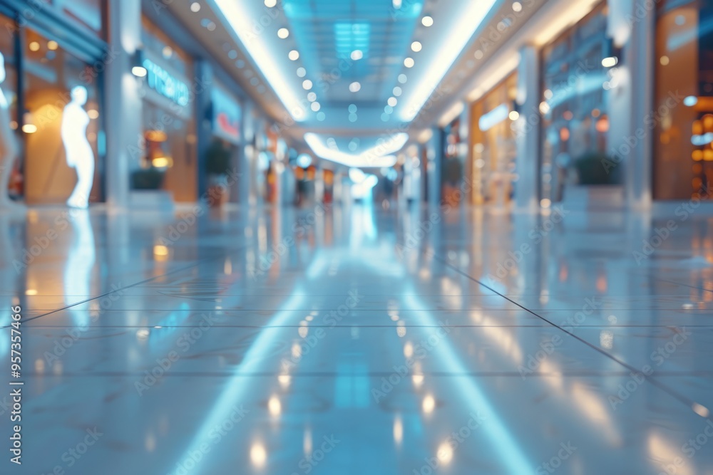 Abstract shopping mall with shallow depth of focus. Abstract shopping mall with shallow depth of focus.