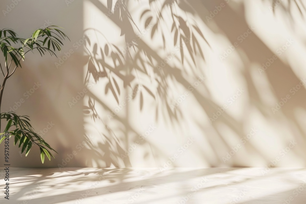 Light beige background with gentle shadows for product presentation. Light beige background with gentle shadows for product presentation.