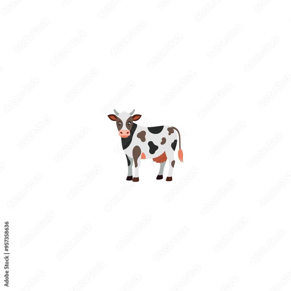 cow isolated on white cow isolated on white