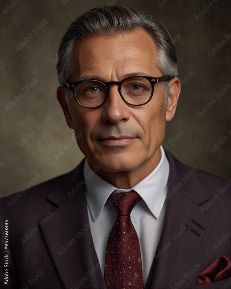 portrait of a businessman in a white shirt and red tie portrait of a businessman in a white shirt and red tie