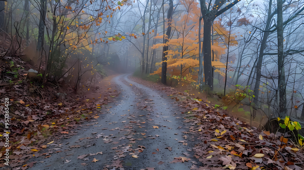Obraz premium autumn in the forest
