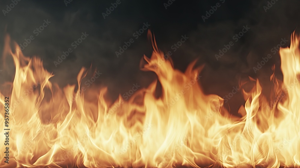 A mesmerizing square frame of fire dances against a dark abyss while flames leap and swirl energetically in the night A mesmerizing square frame of fire dances against a dark abyss while flames leap and swirl energetically in the night
