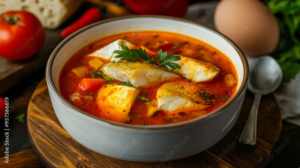 National cuisine of Hungary: Hungarian fish soup National cuisine of Hungary: Hungarian fish soup