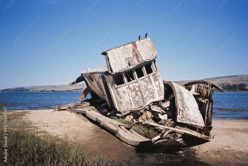 Tomales Bay Shipwreck Landscape Tomales Bay Shipwreck Landscape