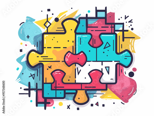 Interconnected Shapes Puzzle: A Cerebral Symphony Embracing Logic, Problem-Solving, and Fulfillment