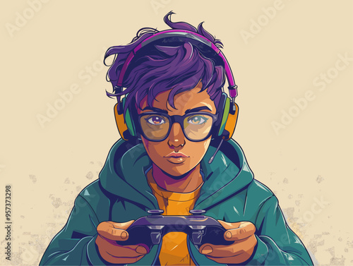 Gamer Avatar Expressing Individuality and Customization