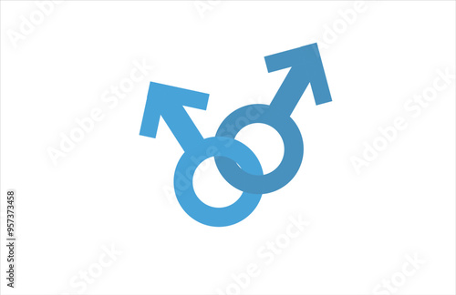 lgbt gender sign. Love between different people, love between the same sexes of people. Rainbow. Love between different numbers of people
