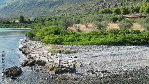 evia island, greece, gregolimano, st george, edipsos photo