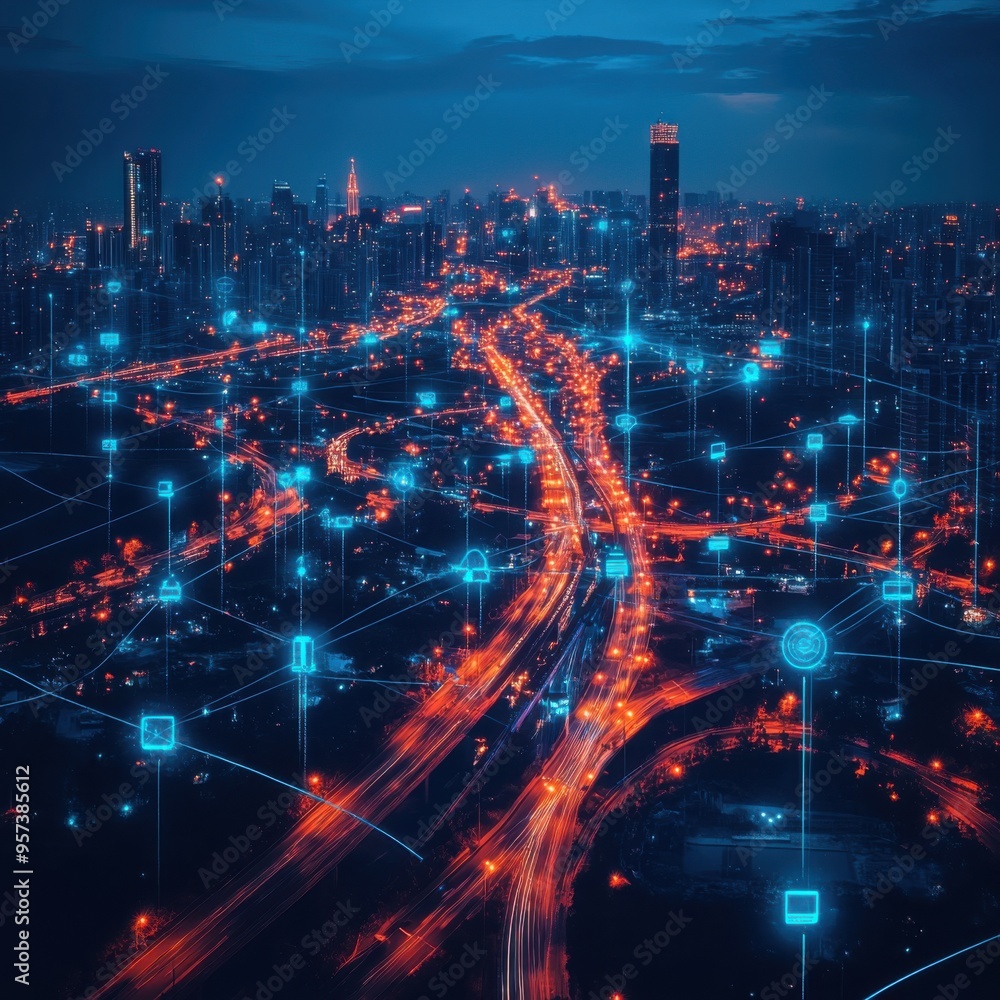 AI controlling a network of connected devices in a smart city AI controlling a network of connected devices in a smart city