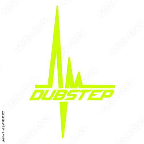 Dub Step Techno Hard Style Logo Text Quote Saying Letters Design DJ Mixing Console Vinyl Record Music Night Party Dancing Clubbers Raver Cool Dance Fun Sounds Disco Rave Club Festival Concert Lovers