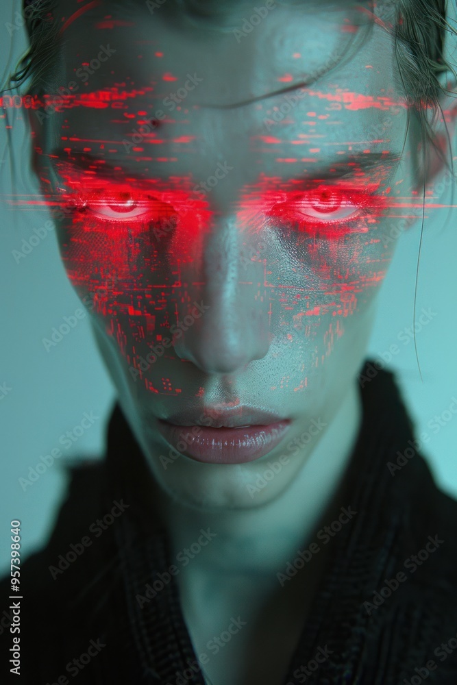 Exploring the emotional intensity of a portrait with low contrast pop art overlay effect Exploring the emotional intensity of a portrait with low contrast pop art overlay effect