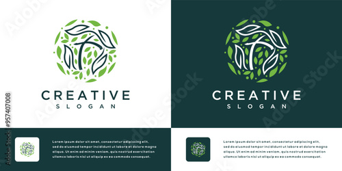 Christian Cross Church logo design vector illustration. cross logo with leaves around it	