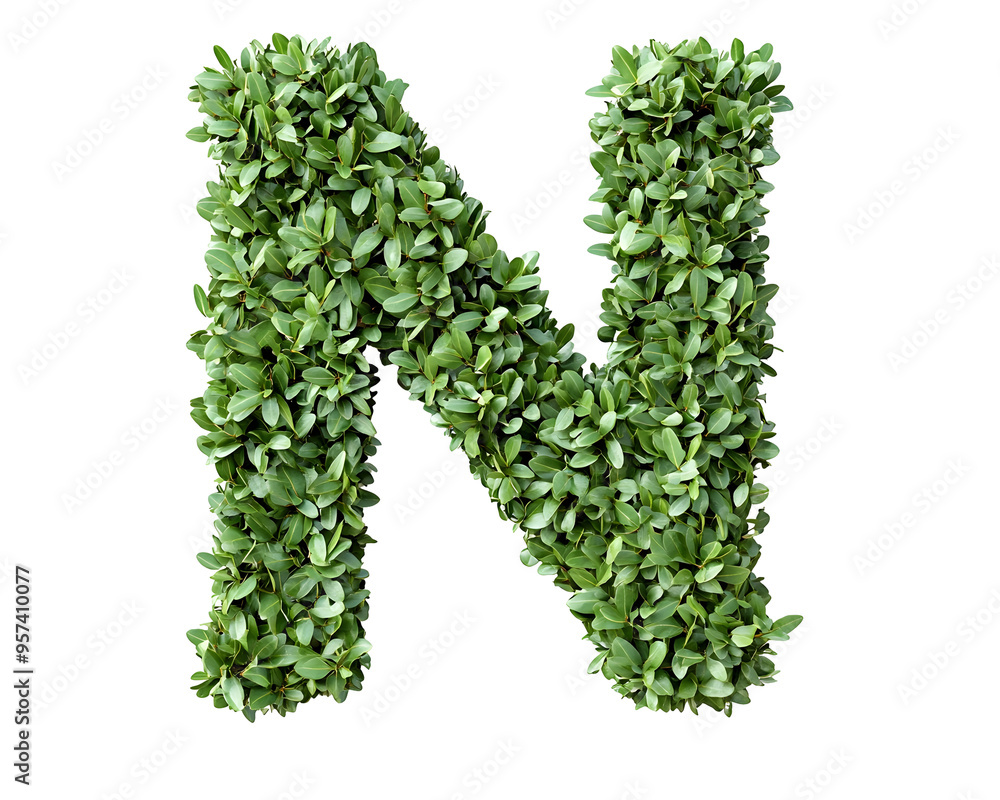 Shrub Shaped Like the Letter Shrub Shaped Like the Letter