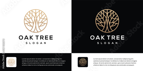 Wood grain texture vector logo design