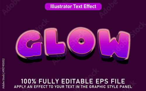 EDITABLE GLOW TEXT EFFECT
