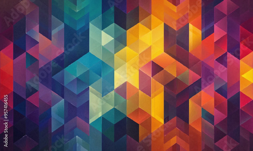 A geometric vector of a tessellation pattern.