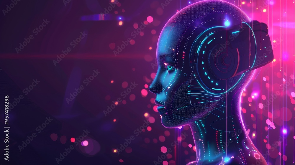 Women Ai Chat bot to service customer 