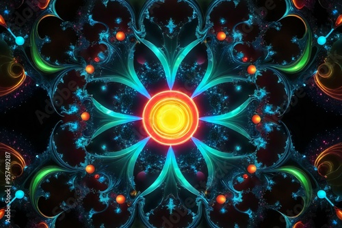 abstract fractal background