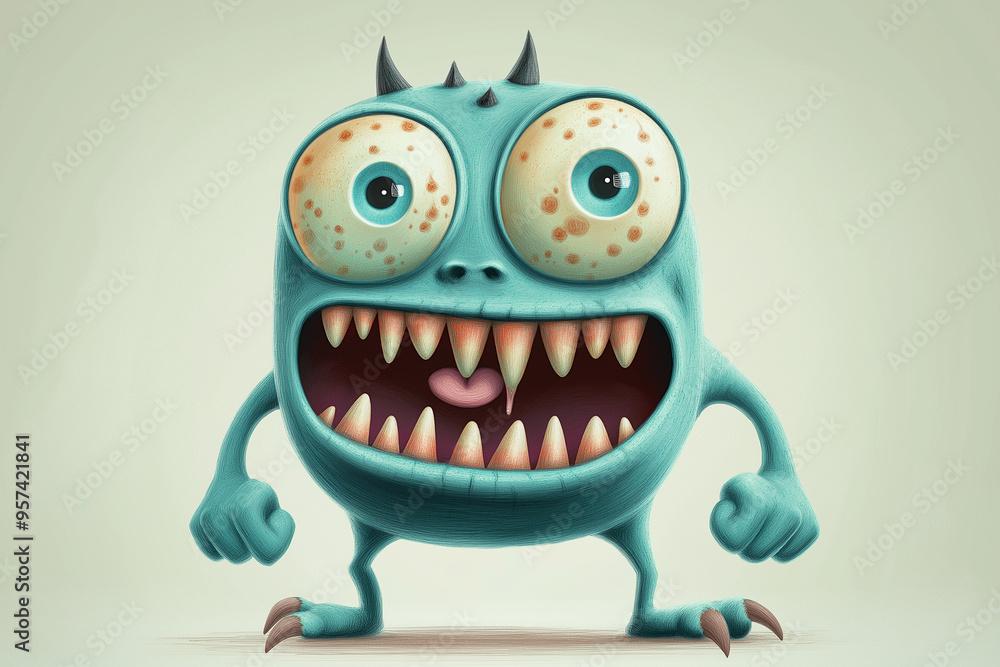 portrait of a funny monster portrait of a funny monster
