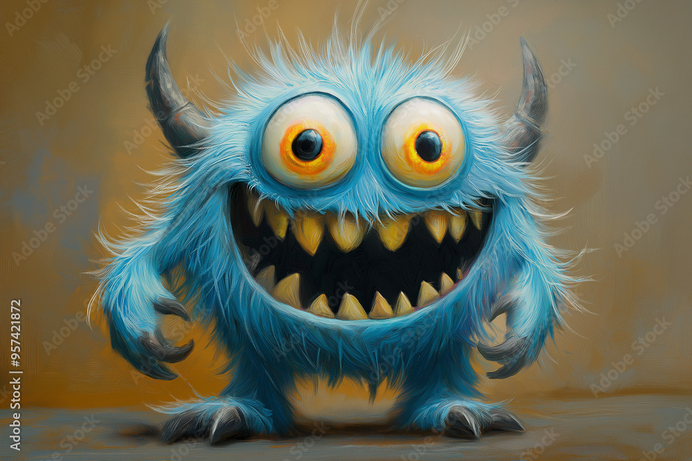 portrait of a funny monster portrait of a funny monster