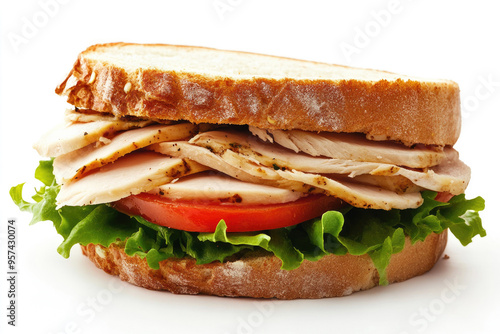 Delicious Turkey Sandwich I...